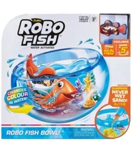 Robo Alive Robo Fish Swim'n Fish Bowl Playset [Orange]
