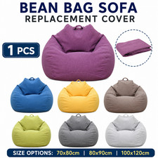 Extra Large Bean Bag Chair Sofa Cover Adult Kids Indoor Lazy Lounger UK SoftSeat