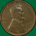 1923 Lincoln Wheat Cent Extremely Fine XF Coin #40974