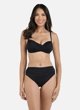 New La Blanca Women's Island Goddess Wrap Bikini Top SZ 12 78