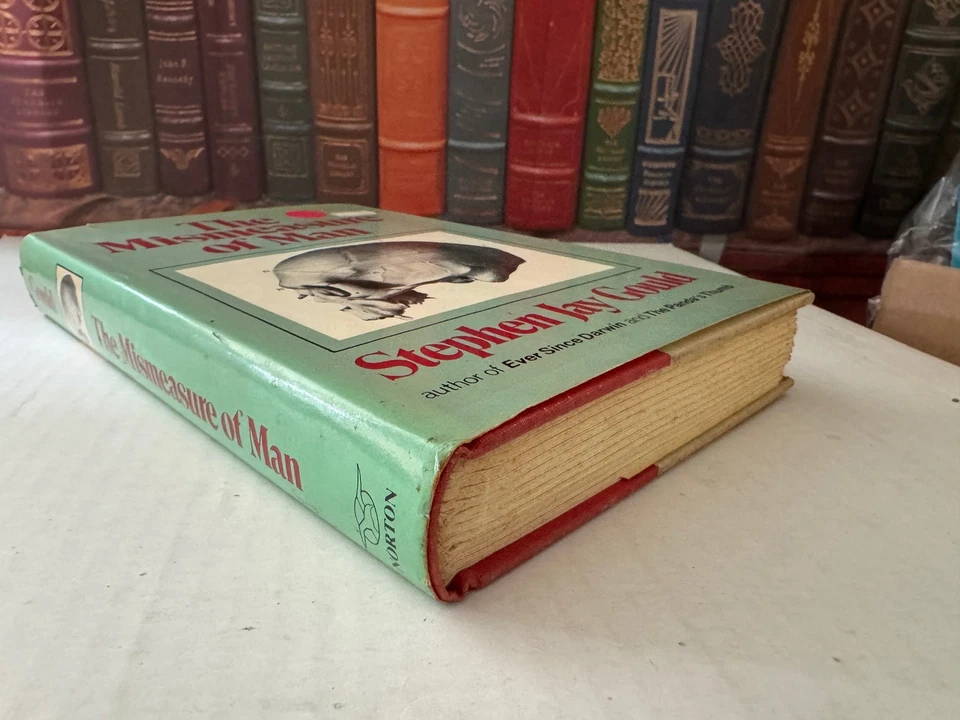 Mismeasure of Man Stephen Gould HC 1st Edition 1st Printing 1981 Science Classic - Image 2 of 4