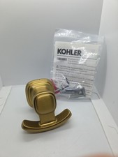 KOHLER Numista Wall Mount Robe Hook in Vibrant Brushed Moderne Brass NEW No Box