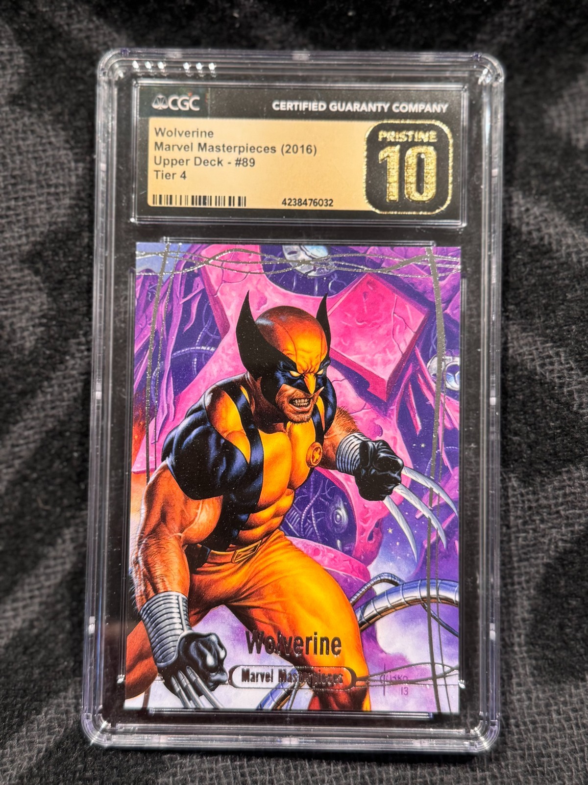 2016 Marvel Masterpieces Jusko - Spider-Man #89 - Base Tier 4 - 75/99