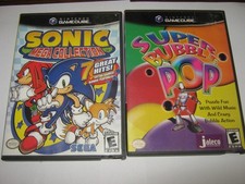 Sonic Mega Collection (GameCube, 2002)  Super Bubble Pop   Video Game Lot Bundle