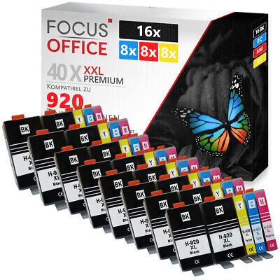 40x Druckerpatronen für HP 920 XL OFFICEJET 6000 6500A 7000 7500A E710a E710n