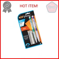 BIC Velocity Max Mechanical Pencils, With Colorful Barrel, Medium Point (0.7mm)