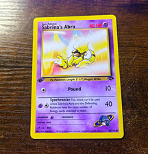 Sabrina's Abra 93/132 Gym Challenge 1st Edition Regular on eBay