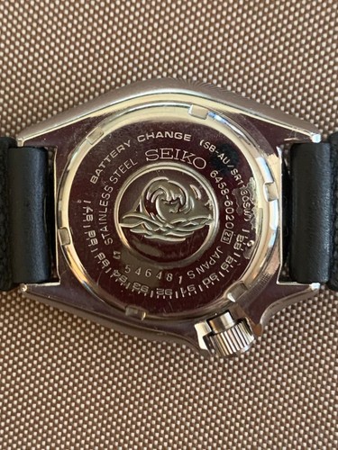 Seiko 6458-6020 Jour Date Quartz Acier Inoxydable Montre Hommes Authentic Marche - Photo 8 sur 8