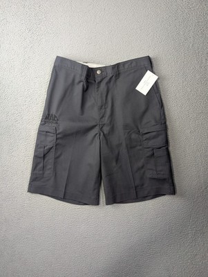 Dickies Cargo Shorts Mens 34 Charcoal Mac Tools Embroidered Work Utility