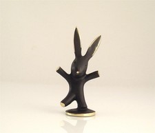 Walter BOSSE Vienna Dancing Rabbit Patinated Brass Bronze Hare Workshop Austria