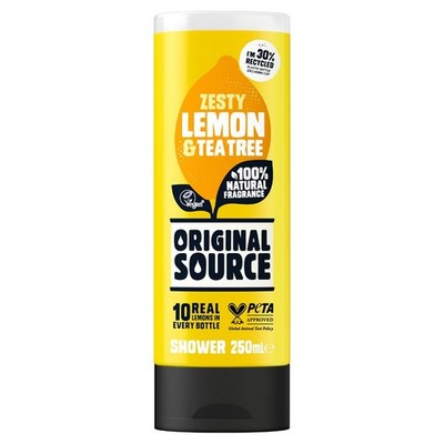 Lemon and Tea Tree Shower Gel 250ml - Refreshing Cleanse for Daily Use
