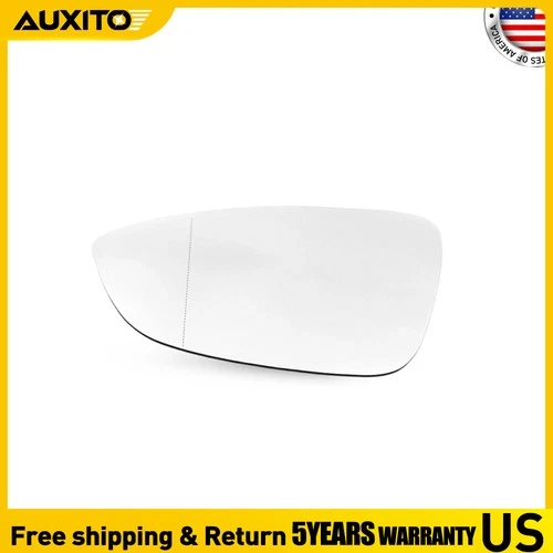 Left Side Mirror Glass Heated w/Blind Spot for VW CC 2009-2017 Driver Side LH