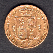 Australia. 1886 Melbourne - 1/2 Sovereign.. Part Lustre.. aVF - SCARCE