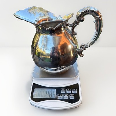 VNTG CAMUSSO Peruvian Sterling Silver (.925) Water Pitcher Hand Wrought, 484g