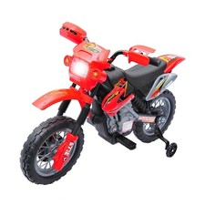 Aosom 6V Battery-Powered Kids Bike: Off-road Ride-On Toy with Lights, Sound 