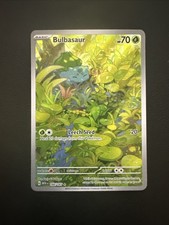 bulbasaur pokemon card full art Grass Leech Seed (20) Heal 20 damage from this Pokemon. bulbasaur full art pokemon card