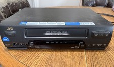 JVC HR-A54U Hi-Fi VHS VCR Player Recorder 4-Head HQ Black RCA No Remote TESTED