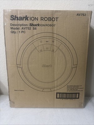 New Shark ION AV752 Robot Vacuum Cleaner - Gray