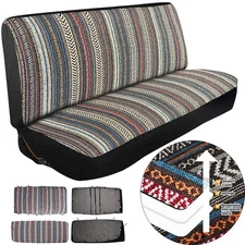 Saddle Blanket Bench Full Size Seat Cover for Chevrolet Ford Dodge Pickup Truck