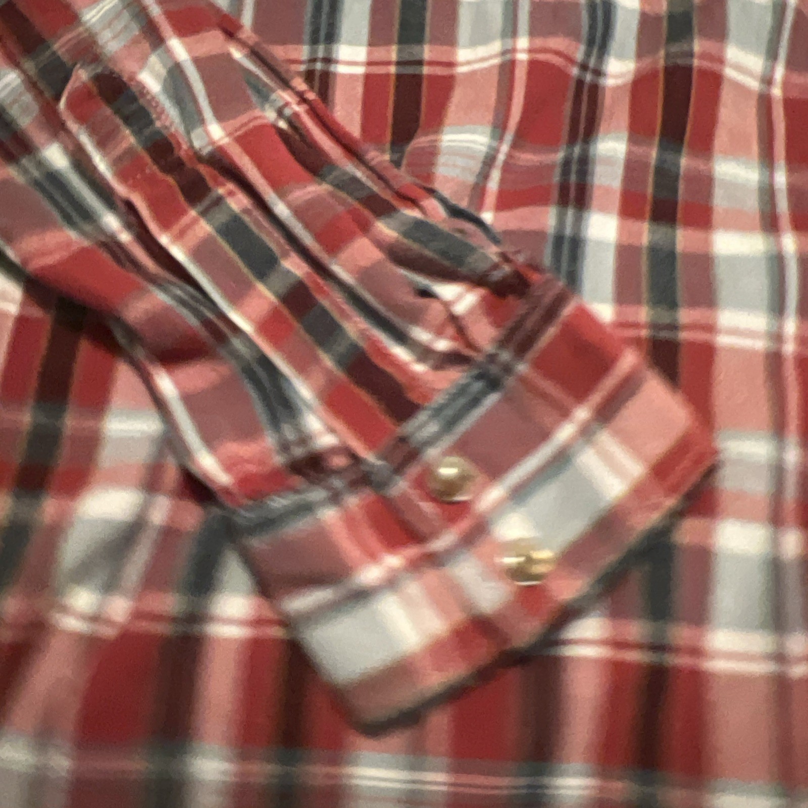 Pendleton Button Down Shirt Mens Medium Red/Blue … - image 6