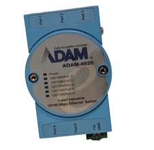 Advantech ADAM-650 5-Port Data Acquisition Module 10/100 Mbps Ethernet Switch