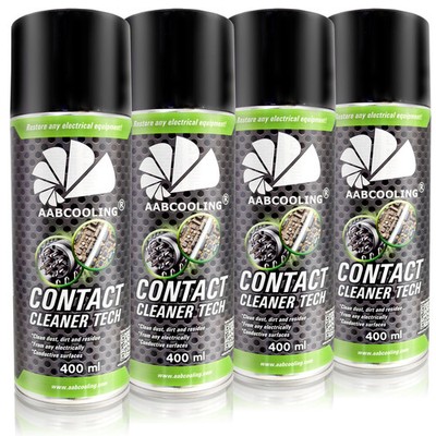 AABCOOLING Kontaktspray 4x400ml Kontaktreiniger Elektronik-Spray Reiniger