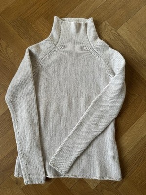 Hemisphere Cashmere Kaschmir Pullover Rollkragen Stehkragen Gr. 36 S