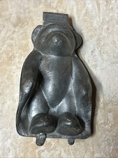 Molde de chocolate de oso de peluche de peltre vintage 8011? Grande