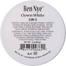 Clown White Makeup ,3 oz