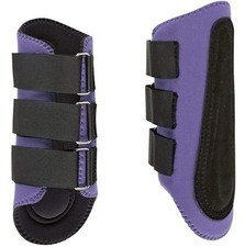 Bottes De Splint Avant En Néoprène Violet Taille Grande Cheval 11 Pouces De Haut