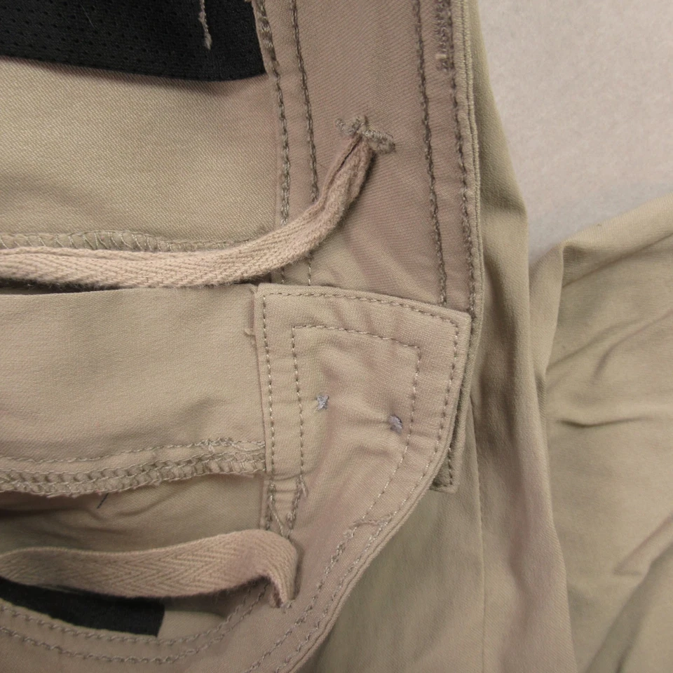 Pantalones Prana Mujer 12 Pierna Recta Informales Senderismo Chino Beige Ligeros Foto 4 de 4