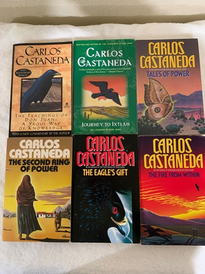 #ad Carlos Castaneda Lot of 6 TPBs Don Juan Ixtlan Power Eagle Fire VG $34.99