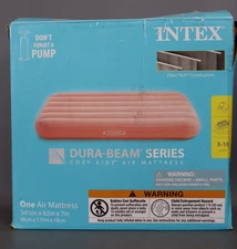 Intex Cozy Kidz Bright And Fun-Colored Inflatable Air Bed Mattress w/ carry bag