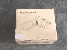 4K Ultra HD Camcorder WiFi, 48MP, Mic, Remote, IPS Touch Screen ** Brand New**
