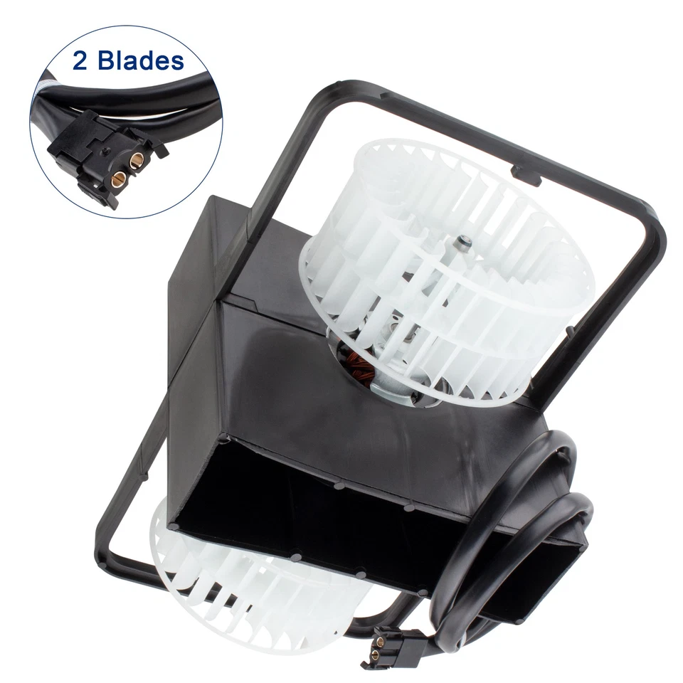 Conjunto de ventilador de motor soplador de calefacción para Mercedes-Benz W201 190D 84-89 190E 84-93 Foto 4 de 4