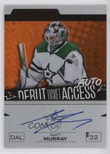 2023 Credentials Debut Ticket Access Orange 5/45 Matt Murray #DTAA-MM Auto 18qm