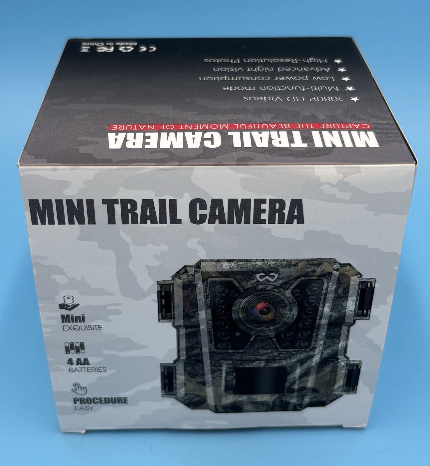 GEVSYUE Mini Trail Camera 1080P Deer Hunting Cam Waterproof Compact Wildlife