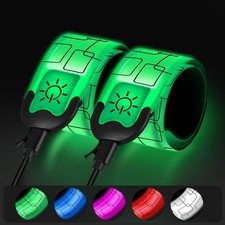 LED Armband Rechargeable High Vis Reflective Night Running Gear 2 PCS
