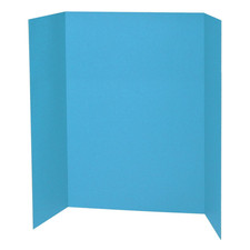 PAC3771 Presentation Board, 48" X 36", Sky Blue