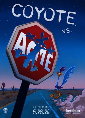 Coyote vs Acme 2026 Movie Poster Looney Tunes Road Runner Wall Art