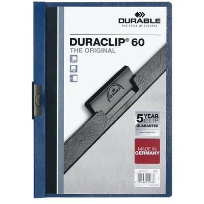 DURABLE Klemmhefter DURACLIP dunkelblau, 25 St.