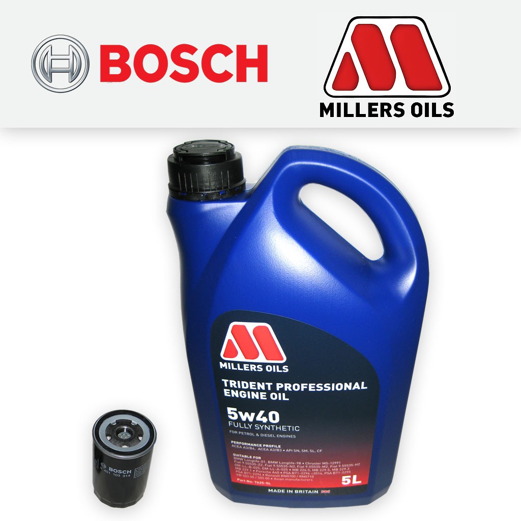 SERVICE KIT for AUDI A4 (B5) 1.6 8V OIL FILTER +5w40 OIL (1995-2001)