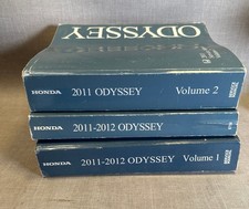 2011 2012 Honda Odyssey OEM Three Volume Service Manual Vol 1, 2, Electrical