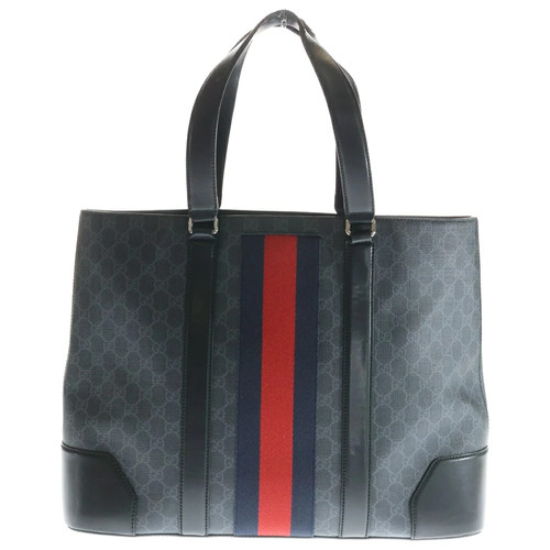 Gucci Sherry Line Gg All Pattern Handbag Black 495560 Used Grade B Color