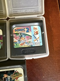 lot Cartridges x 5 for Sega Game Gear Sonic 2, VR Troopers, Columns, Baseball