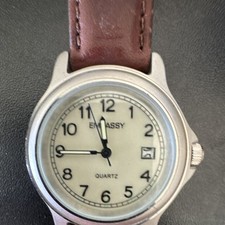 Embassy by Gruen Quartz 40mm Watch New Battery Running