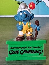 Schlumpf Schleich Sockelschlumpf Wanderer 55160 RAR