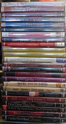 Lot Of 23 Gaither Gospel Series DVDs some NEW and Sealed great condition