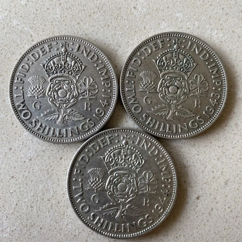 1941 George VI Florin — photo from the most recent tracked eBay sale