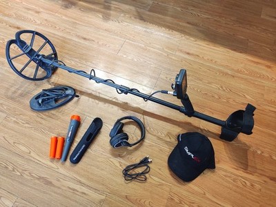 Metal Detector Nokta Makro Simplex+ Plus Headphones Extra Coil Pinpointer